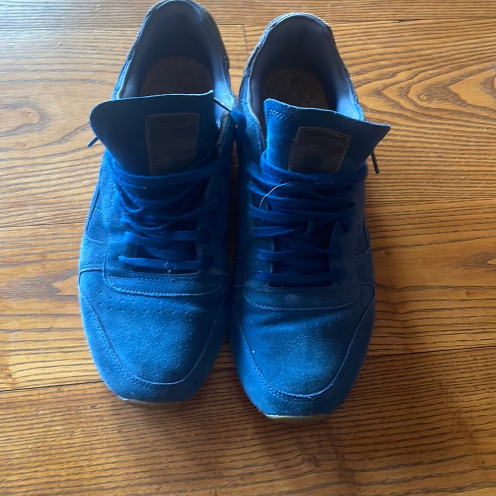 Blue shoes